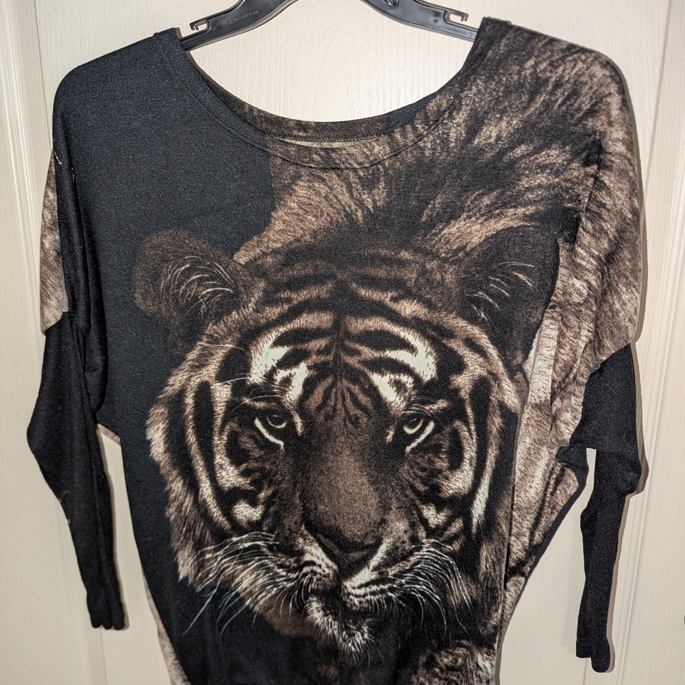 Tiger Print Sweater